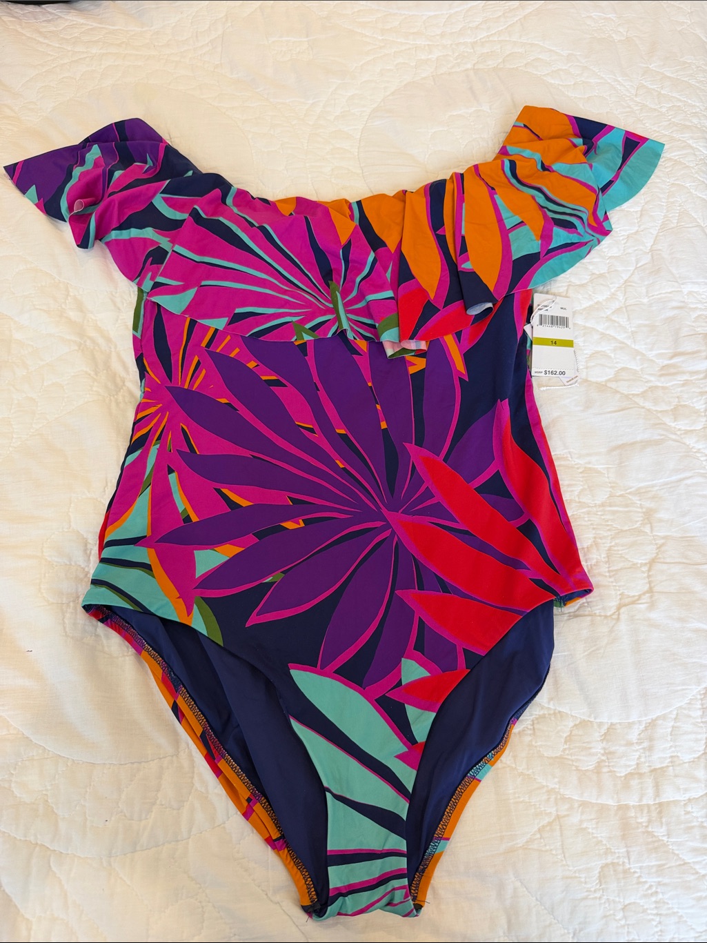 Women’s Trina Turk One-Piece Swimsuit In Tropical Print
